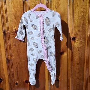 Mud Pie Pink Football Footie 🏈🩷